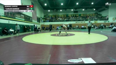 106 lbs Champ. Round 2 - Dominic Cortez, Wilson/Long Beach vs Carlos Barrios, Cajon