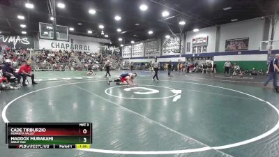 120 lbs 1st Place Match - Cade Tirburzio, Murrieta Valley vs Maddox Murakami, Great Oak