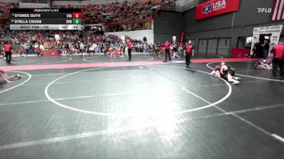 100 lbs Champ. Round 1 - Stella Cross, Badger Youth Wrestling vs Sydnee Guth, Crandon