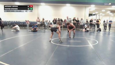 144 lbs Consi Of 16 #2 - Anthony DePaul, NJ vs Hunter Stevens, WI