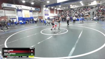 120 lbs Champ. Round 1 - Erik Lopez, Santa Ana vs Isaac Ortega, Costa Mesa
