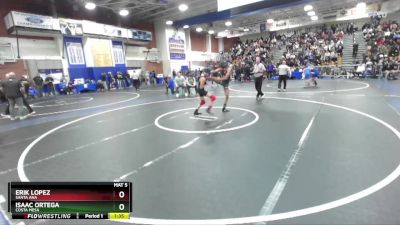 120 lbs Champ. Round 1 - Erik Lopez, Santa Ana vs Isaac Ortega, Costa Mesa