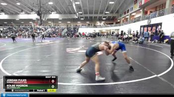 165 lbs Cons. Round 3 - Kolbe Madron, Oklahoma City vs Jordan Fulks, Marian University (IN)