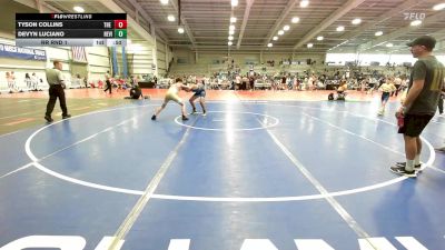 120 lbs Rr Rnd 1 - Tyson Collins, The Fort Hammers vs Devyn Luciano, Revival Orange