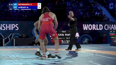 87 kg 1/8 Final - Zurabi Datunashvili, Serbia vs Milad Alirzaev, Russian Wrestling Federation