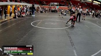 48 lbs Semifinal - Yacoub Diagana, Kenmore Wrestling Club vs Destiny Victory Wren, Bomber WC