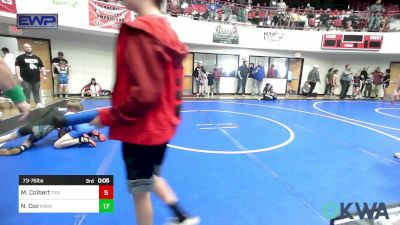 100 lbs Rr Rnd 3 - Aubrie Smittle, Wagoner Takedown Club vs Cooper Graves, Salina Wrestling Club