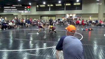 120 lbs Round 2 (6 Team) - Barrett Adams, Alabama Elite Black vs Christian Gentry, Trojan WA