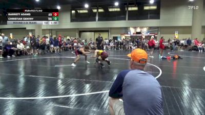 120 lbs Round 2 (6 Team) - Barrett Adams, Alabama Elite Black vs Christian Gentry, Trojan WA
