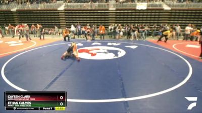 84 lbs Cons. Round 2 - Caysen Clark, Worland Wrestling Club vs Ethan Calmes, Windy City Wrestlers