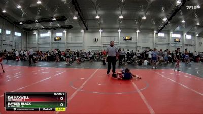 106 lbs Round 3 (6 Team) - Kai Maxwell, All American vs Hayden Black, 84 Athletes