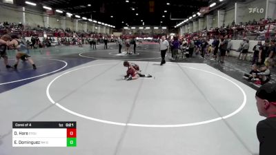 62 lbs Consi Of 4 - Dallin Hare, Stout Wr Ac vs Eloy Dominguez, Nm Gold