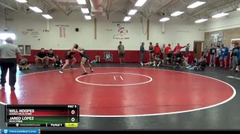 160 lbs Cons. Round 1 - Will Hoopes, Louisa-Muscatine vs Jared Lopez, Muscatine