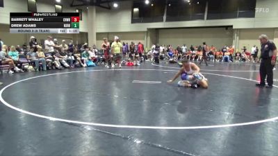 175 lbs Round 3 (6 Team) - Drew Adams, North Shelby Regulators Blue vs Barrett Whaley, Crossroads Wrestling