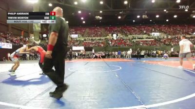 172 lbs Champ. Round 2 - Philip Andrade, Falls Academy vs Trevin Morton, Powell Wrestling Club