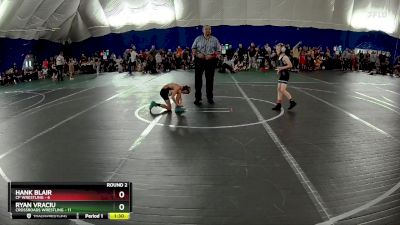 60 lbs Round 2 (6 Team) - Hank Blair, CP Wrestling vs Ryan Vraciu, Crossroads Wrestling