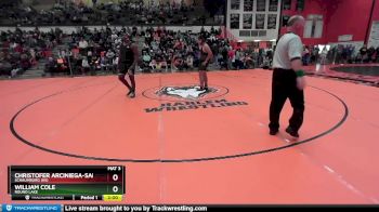 285 lbs Champ. Round 1 - Christofer Arciniega-Sanchez, SCHAUMBURG (HS) vs William Cole, ROUND LAKE