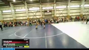 110 lbs Round 1 - Brylee Salazar, Fremont Wrestling Club vs Taylee King, Top Of Utah