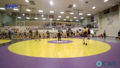 100 lbs Rr Rnd 2 - Kamden Barnett, Bristow Youth Wrestling vs Dawson Beckley, Team Tulsa Black