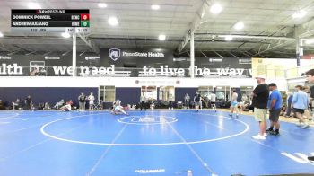 115 lbs Rr Rnd 3 - Dominick Powell, Blue Knights Alpha vs Andrew Juliano, Homegrown Black - HSC