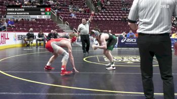 127 lbs Preliminaries - Owen Dluhos, Westmont Hilltop vs Jordan Manyette, Trinity*