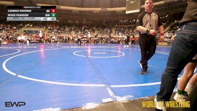 73 lbs Consi Of 32 #2 - Camren Redwine, Juggernaut Wrestling Club vs River Pearson, Scrap Yard Training