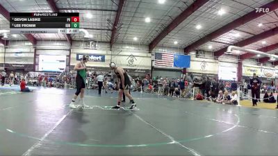 215 lbs Quarterfinal - Lee Fromm, Eureka vs Devon Lasike, Pahranagat Valley
