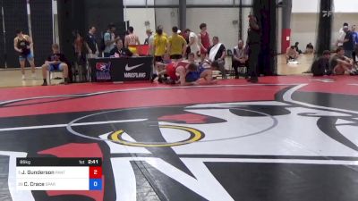 86 kg Round Of 32 - John Gunderson, Panther Wrestling Club RTC vs Carson Crace, Spartan Combat RTC/ TMWC