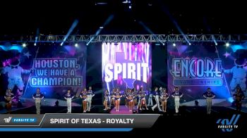 Spirit of Texas - Royalty [2019 Senior Coed - Medium 6 Day 2] 2019 Encore Championships Houston D1 D2