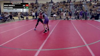 165 lbs Cons. Round 3 - Brady Brewick, UW-Eau Claire vs Isaac Barba, Joliet Junior College