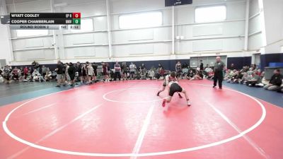 120 lbs Round Robin 2 - Wyatt Cooley, EP Rattlers - HS vs Cooper Chamberlain, University Hawks Wrestling Club - HS