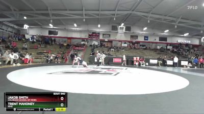 165 lbs Cons. Round 4 - Jakob Smith, Colorado School Of Mines vs Trent Mahoney, King