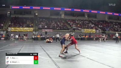 157 lbs Consi Of 32 #2 - Tyler Rex, Utah Tech vs Quentin Boyd, Utah Tech