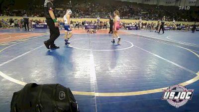 80 lbs Round Of 16 - Adyson Wagner, Choctaw Ironman Youth Wrestling vs Brock Lowe, Winfield Youth Wrestling Club