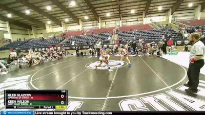 135 lbs Placement (16 Team) - Gleb Glazcov, Warriors Of Christ vs KEEN WILSON, West Coast Riders