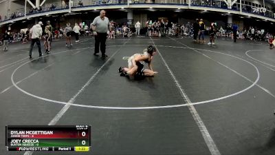 60 lbs Round 3 (4 Team) - Dylan McGettigan, Junior Terps vs Joey Crecca, Buxton Squeeze