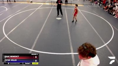 67 lbs Round 2 - Isaac Benedict, IA vs Peter Willis, IL