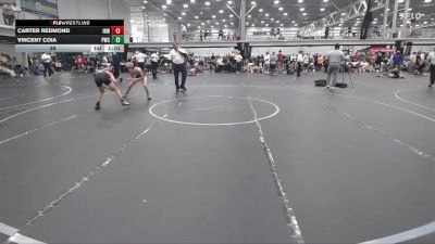 88 lbs Round 2 (10 Team) - Carter Redmond, Iron Horse White vs Vincent Coia, Pride WC