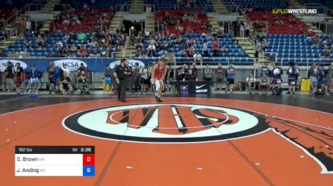 182 lbs Round Of 128 - Devin Brown, New Mexico vs James Anding, Missouri