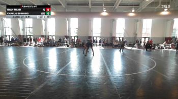 165 lbs Consi Of 16 #1 - Ryan Mann, Presbyterian vs Charlie Spinning, Ohio
