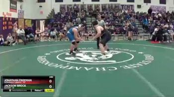 245 lbs Round 1 (6 Team) - Jackson Brock, Butler vs Jonathan Freeman, Olentangy Liberty