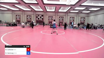 65 kg 3rd Place - Nicholas Cottone, New Jersey vs Ryan Hartung, RedNose Wrestling School, LLC