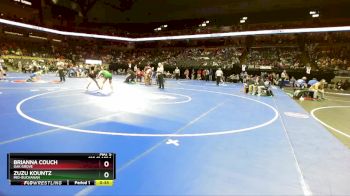 125 Class 1 lbs Cons. Round 2 - Brianna Couch, Oak Grove vs Zuzu Kountz, Mid-Buchanan