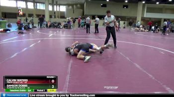 108 lbs Round 1 (6 Team) - Calvin Waters, Troup County WC vs Samson Dobbs, Alabama Elite Black