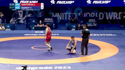 57 kg 1/8 Final - Arsen Harutyunyan, Armenia vs Vladimir Egorov, North Macedonia