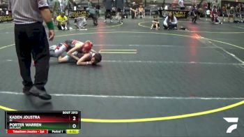 75 lbs Quarterfinal - Kaden Joustra, ISI vs Porter Warren, Outlaws