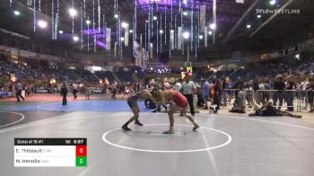 Consolation - Ethan Thibeault, Cobbler Wrestling vs Manuel Heredia, Eagle Valley High School