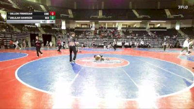 42 lbs Final - Dillon Finnegan, Coweta Cobras Wrestling Club vs Delilah Dawson, Richmond Hill Wrestling Club