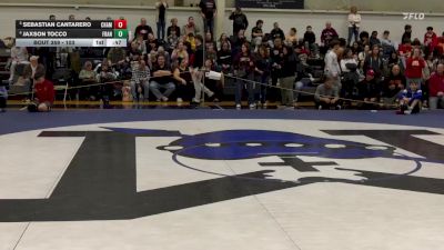 103 lbs 3rd Place Match - Jaxson Tocco, St. Francis vs Sebastian Cantarero, Chaminade