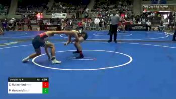 160 lbs Consolation - Christian Rutherford, Mayo Quanchi vs Payton Handevidt, Flat Earth Wrestling